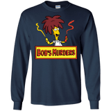 T-Shirts Navy / S Bobs Murders Men's Long Sleeve T-Shirt