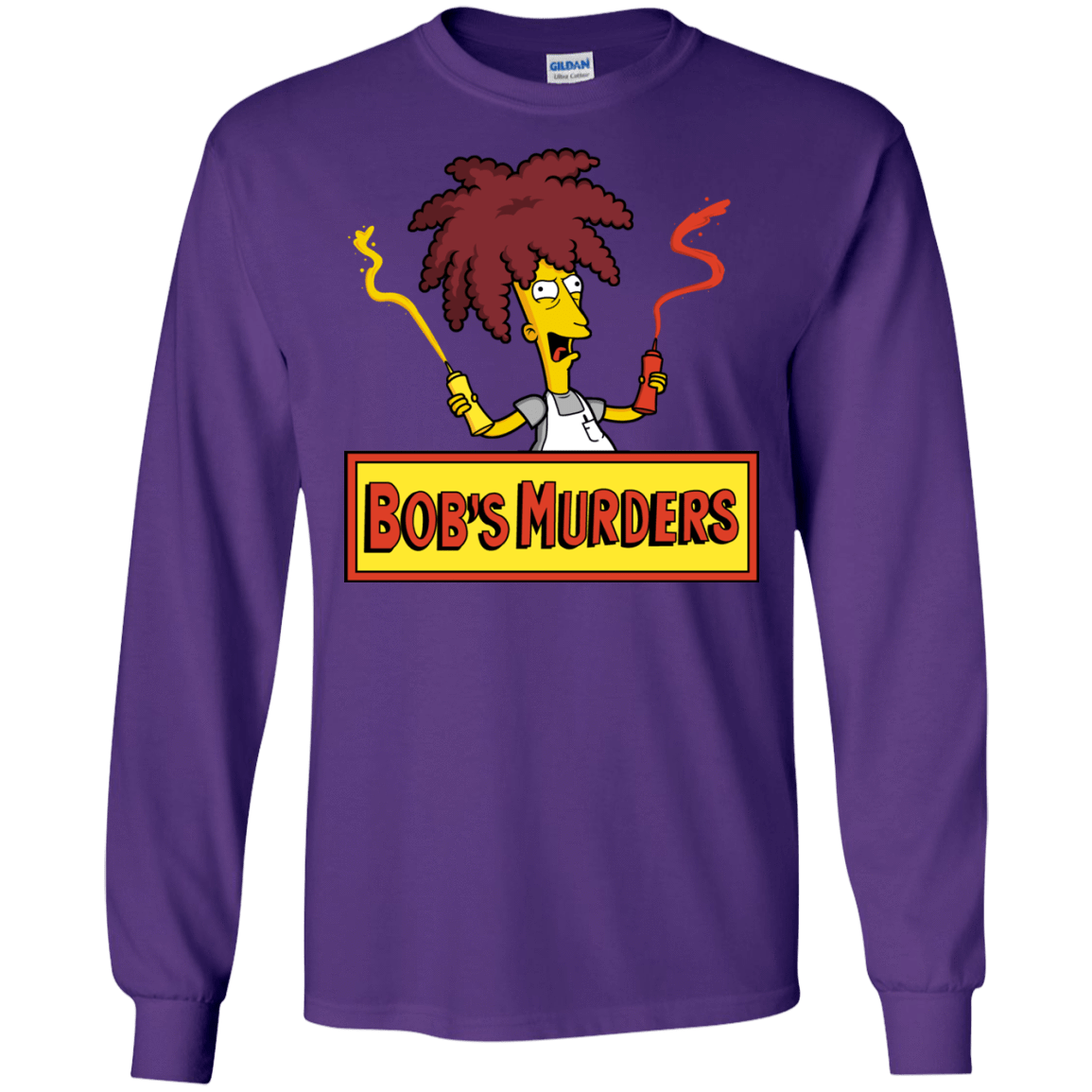 T-Shirts Purple / S Bobs Murders Men's Long Sleeve T-Shirt