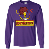 T-Shirts Purple / S Bobs Murders Men's Long Sleeve T-Shirt