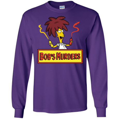 T-Shirts Purple / S Bobs Murders Men's Long Sleeve T-Shirt