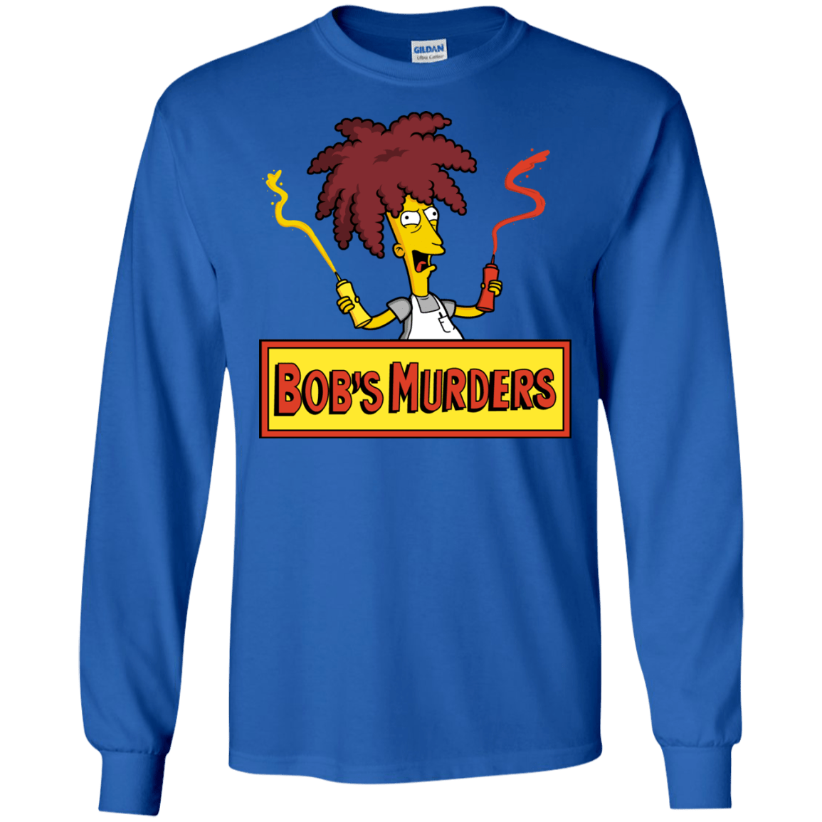 T-Shirts Royal / S Bobs Murders Men's Long Sleeve T-Shirt