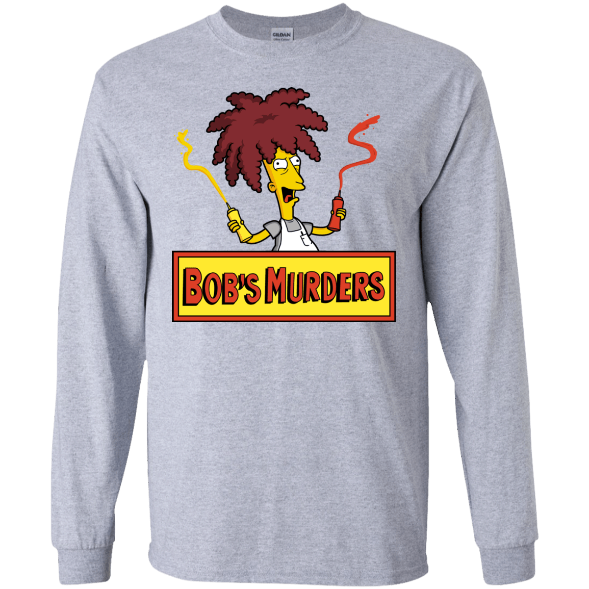 T-Shirts Sport Grey / S Bobs Murders Men's Long Sleeve T-Shirt