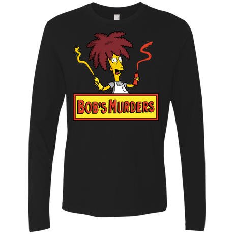 T-Shirts Black / S Bobs Murders Men's Premium Long Sleeve