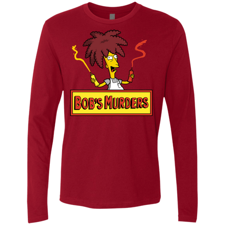 T-Shirts Cardinal / S Bobs Murders Men's Premium Long Sleeve