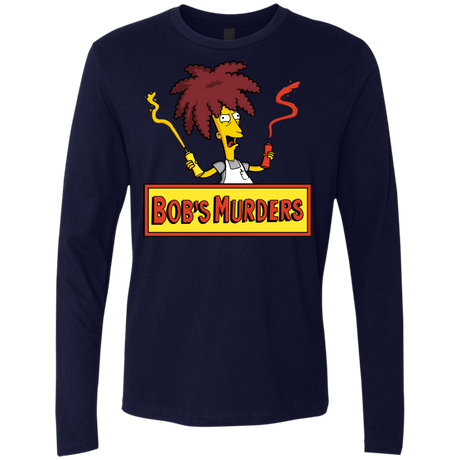 T-Shirts Midnight Navy / S Bobs Murders Men's Premium Long Sleeve