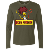 T-Shirts Military Green / S Bobs Murders Men's Premium Long Sleeve