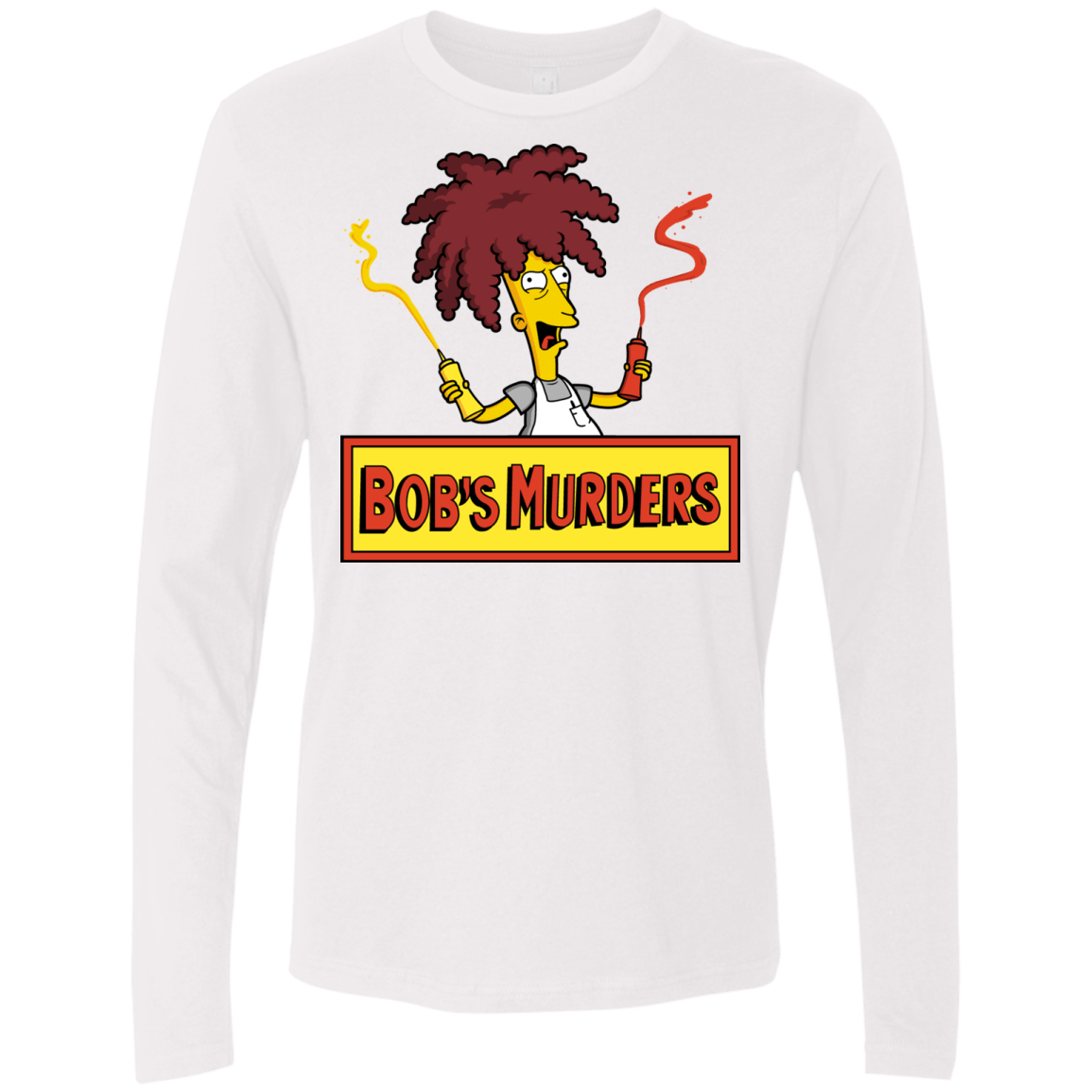T-Shirts White / S Bobs Murders Men's Premium Long Sleeve