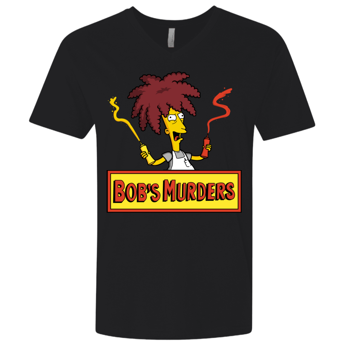 T-Shirts Black / X-Small Bobs Murders Men's Premium V-Neck