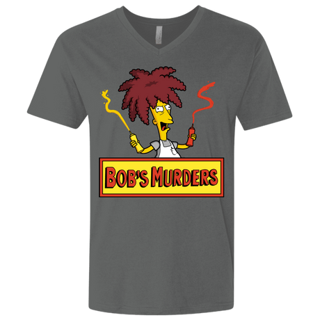 T-Shirts Heavy Metal / X-Small Bobs Murders Men's Premium V-Neck