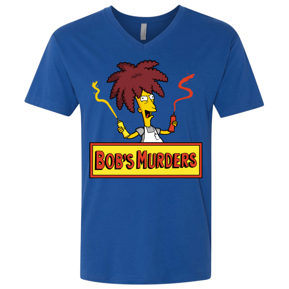 T-Shirts Royal / X-Small Bobs Murders Men's Premium V-Neck