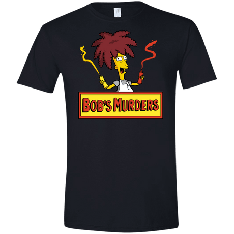 T-Shirts Black / X-Small Bobs Murders Men's Semi-Fitted Softstyle