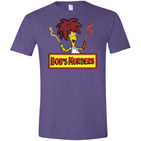 T-Shirts Heather Purple / S Bobs Murders Men's Semi-Fitted Softstyle