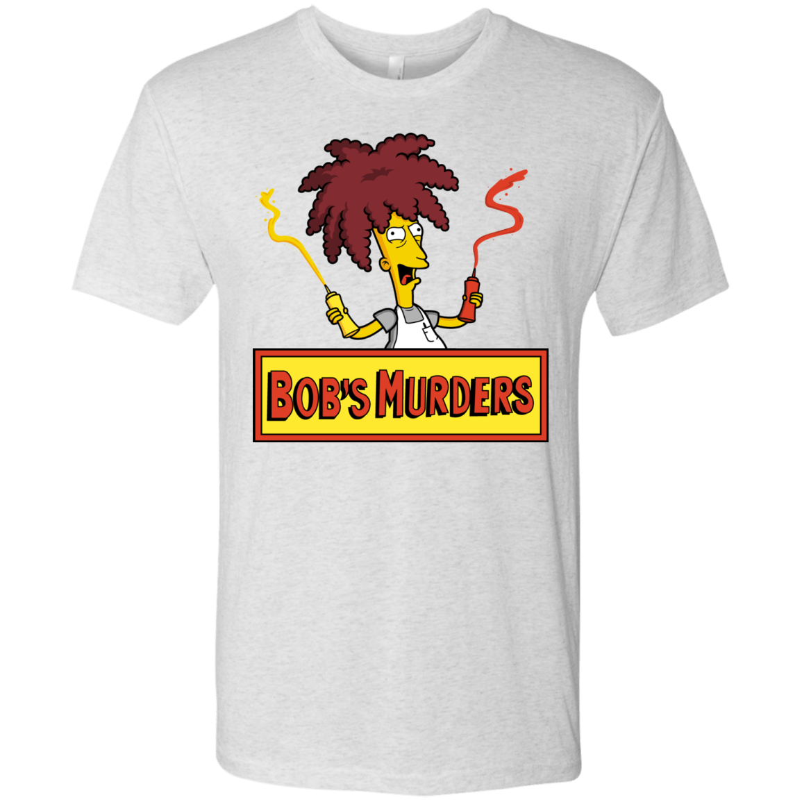 T-Shirts Heather White / S Bobs Murders Men's Triblend T-Shirt