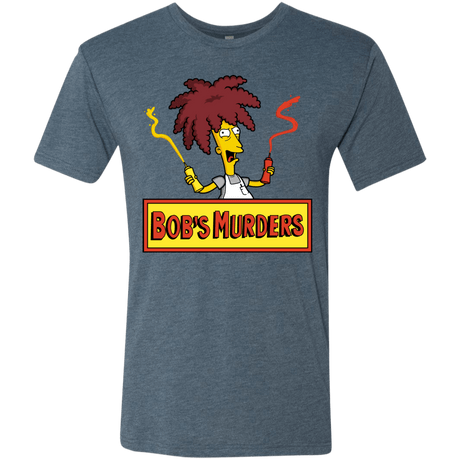 T-Shirts Indigo / S Bobs Murders Men's Triblend T-Shirt