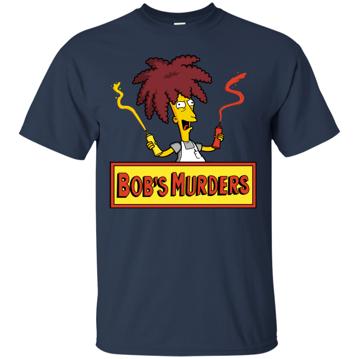 T-Shirts Navy / S Bobs Murders T-Shirt