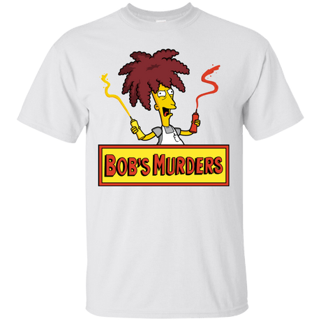 T-Shirts White / S Bobs Murders T-Shirt