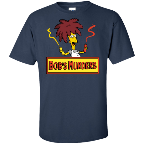 T-Shirts Navy / XLT Bobs Murders Tall T-Shirt