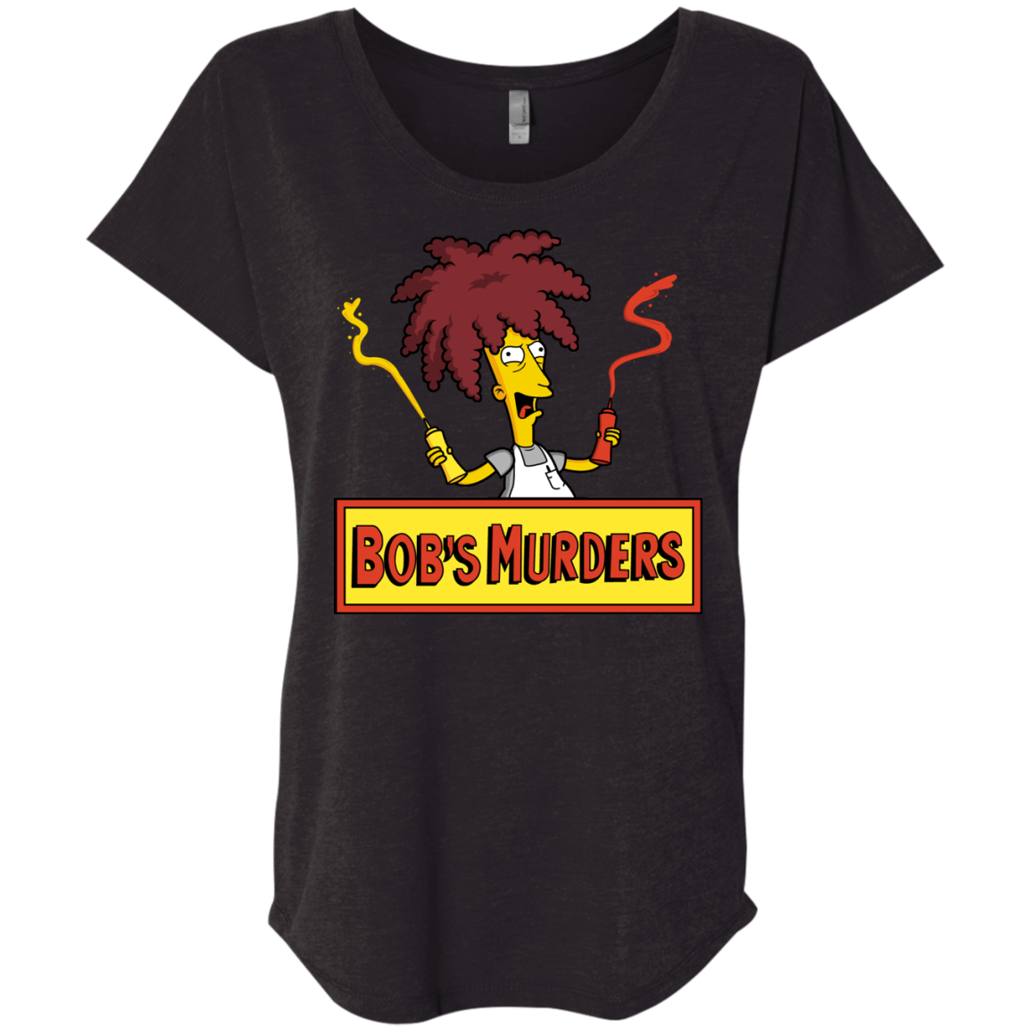 T-Shirts Vintage Black / X-Small Bobs Murders Triblend Dolman Sleeve