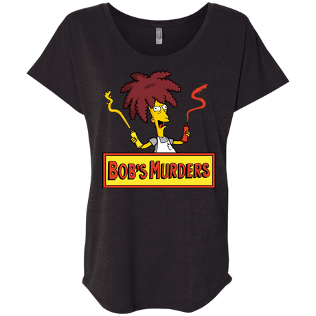 T-Shirts Vintage Black / X-Small Bobs Murders Triblend Dolman Sleeve