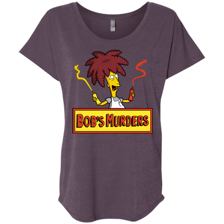 T-Shirts Vintage Purple / X-Small Bobs Murders Triblend Dolman Sleeve