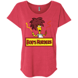 T-Shirts Vintage Red / X-Small Bobs Murders Triblend Dolman Sleeve