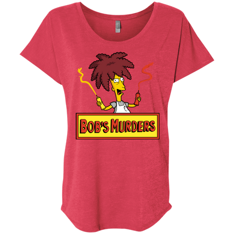 T-Shirts Vintage Red / X-Small Bobs Murders Triblend Dolman Sleeve