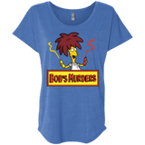 T-Shirts Vintage Royal / X-Small Bobs Murders Triblend Dolman Sleeve