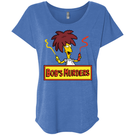 T-Shirts Vintage Royal / X-Small Bobs Murders Triblend Dolman Sleeve