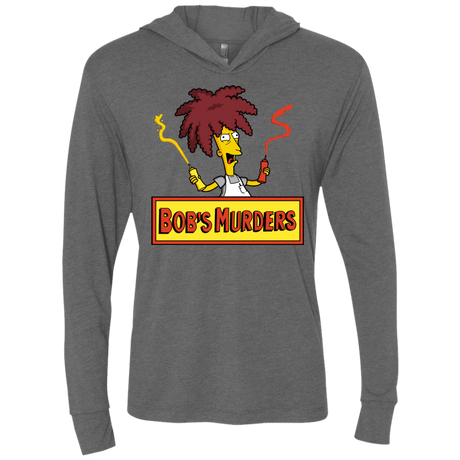 T-Shirts Premium Heather / X-Small Bobs Murders Triblend Long Sleeve Hoodie Tee