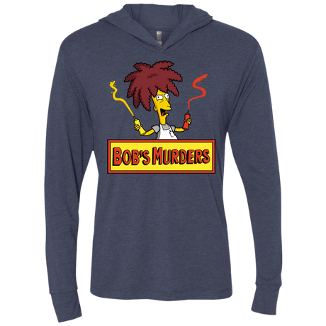 T-Shirts Vintage Navy / X-Small Bobs Murders Triblend Long Sleeve Hoodie Tee