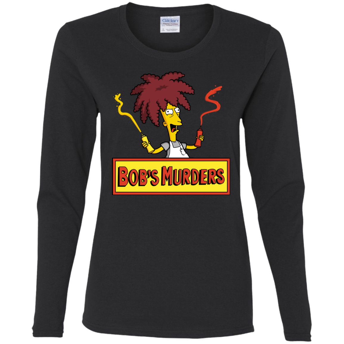 T-Shirts Black / S Bobs Murders Women's Long Sleeve T-Shirt