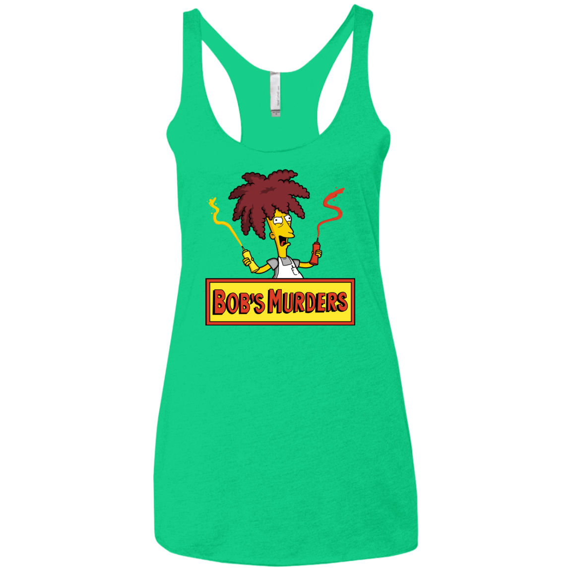 T-Shirts Envy / X-Small Bobs Murders Women's Triblend Racerback Tank