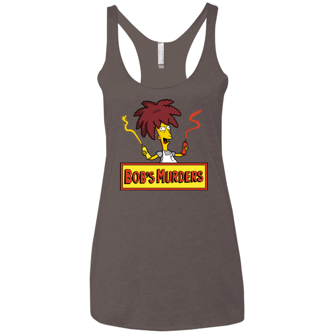 T-Shirts Macchiato / X-Small Bobs Murders Women's Triblend Racerback Tank