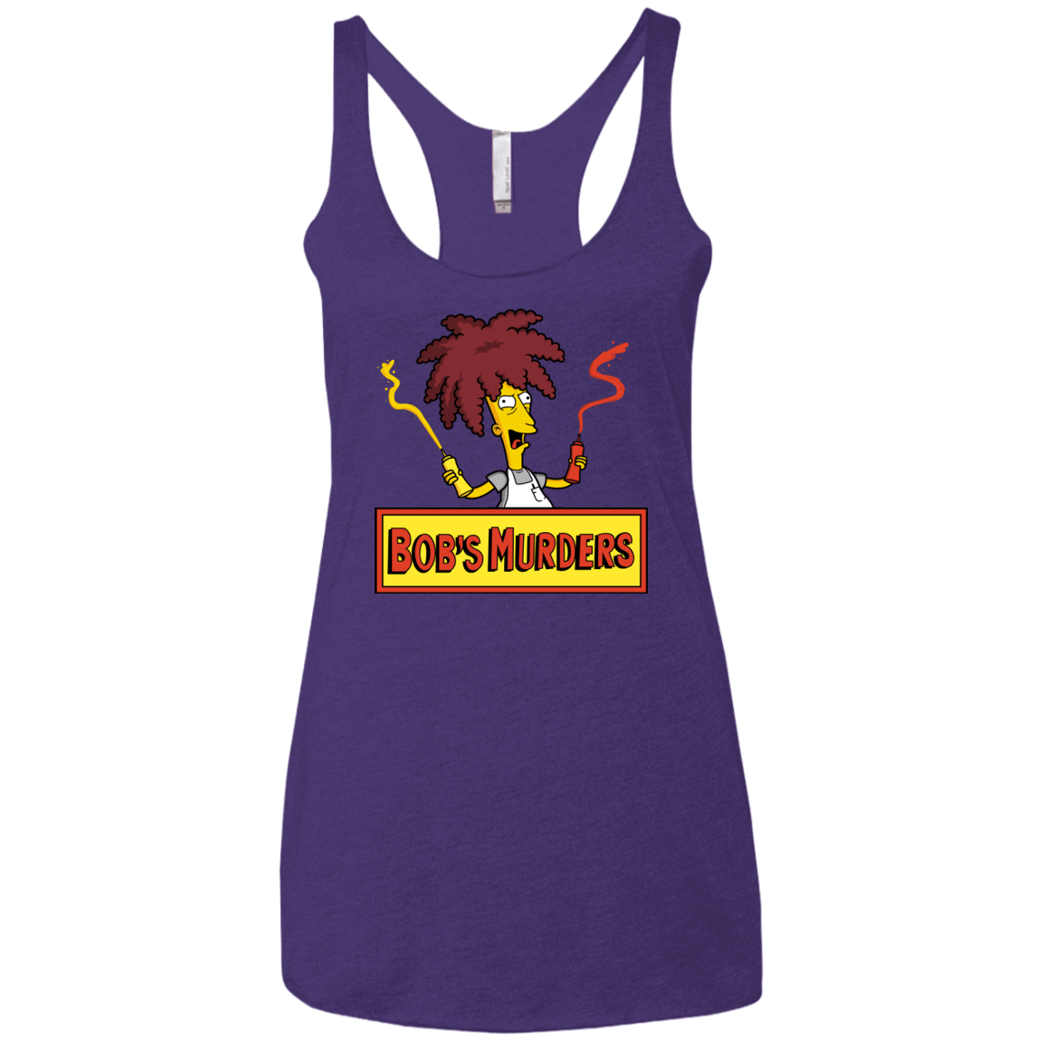 T-Shirts Purple Rush / X-Small Bobs Murders Women's Triblend Racerback Tank
