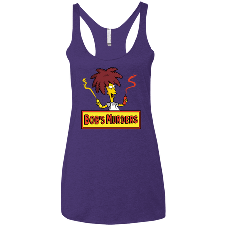T-Shirts Purple Rush / X-Small Bobs Murders Women's Triblend Racerback Tank
