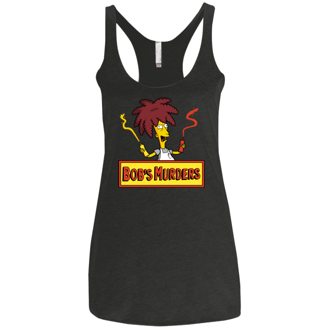 T-Shirts Vintage Black / X-Small Bobs Murders Women's Triblend Racerback Tank