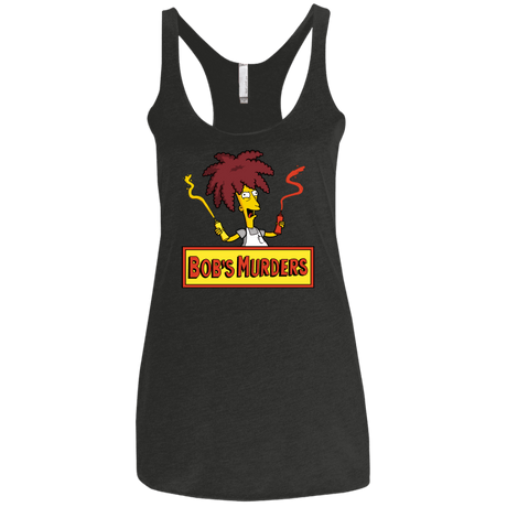 T-Shirts Vintage Black / X-Small Bobs Murders Women's Triblend Racerback Tank