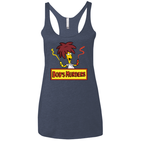 T-Shirts Vintage Navy / X-Small Bobs Murders Women's Triblend Racerback Tank