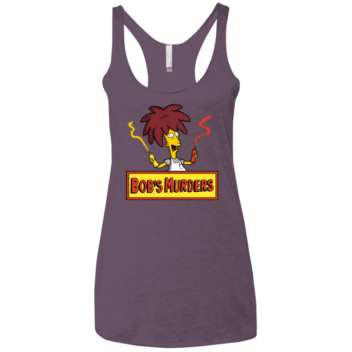 T-Shirts Vintage Purple / X-Small Bobs Murders Women's Triblend Racerback Tank