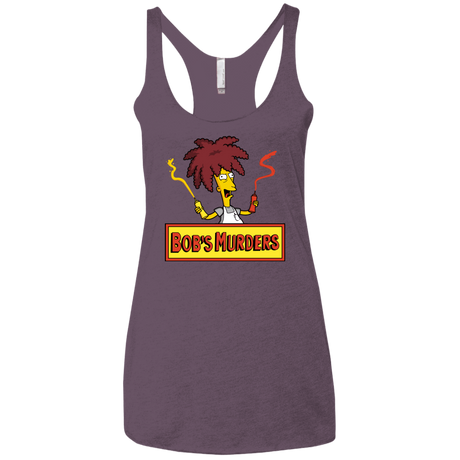 T-Shirts Vintage Purple / X-Small Bobs Murders Women's Triblend Racerback Tank