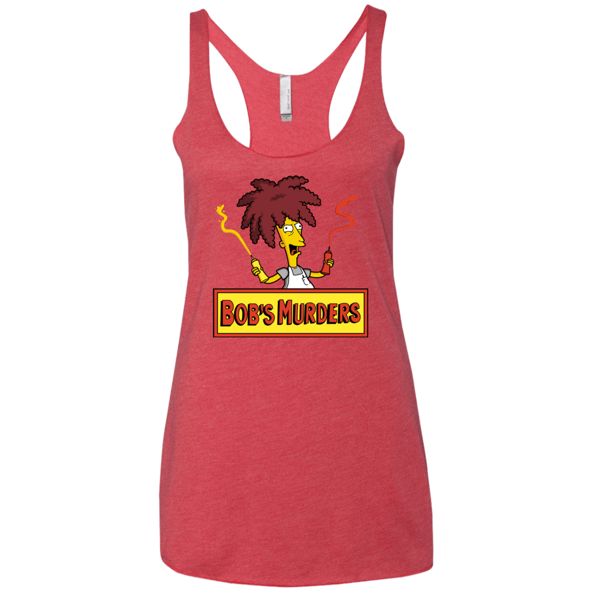 T-Shirts Vintage Red / X-Small Bobs Murders Women's Triblend Racerback Tank