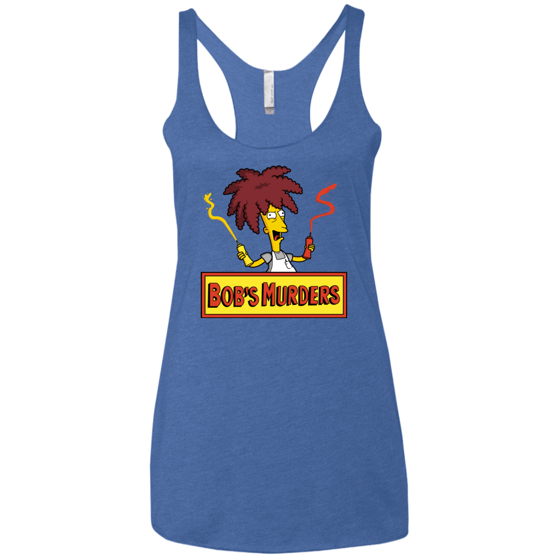 T-Shirts Vintage Royal / X-Small Bobs Murders Women's Triblend Racerback Tank