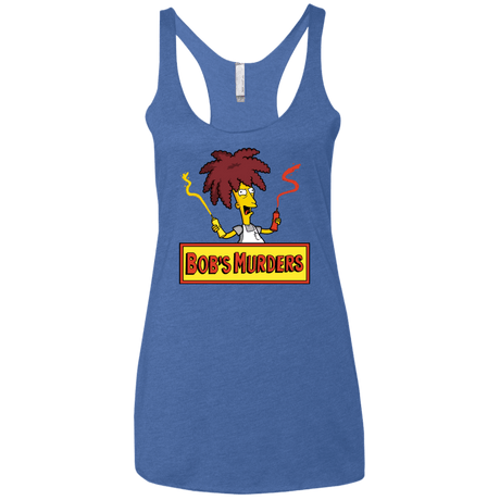 T-Shirts Vintage Royal / X-Small Bobs Murders Women's Triblend Racerback Tank