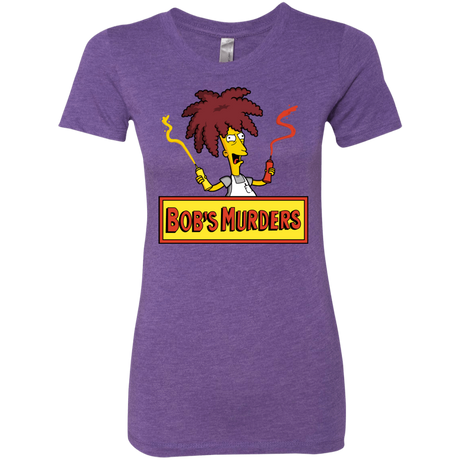 T-Shirts Purple Rush / S Bobs Murders Women's Triblend T-Shirt