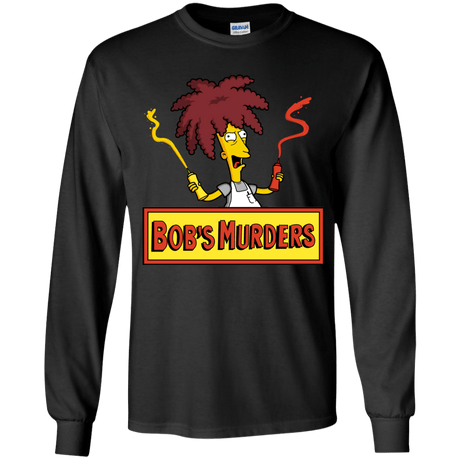 T-Shirts Black / YS Bobs Murders Youth Long Sleeve T-Shirt