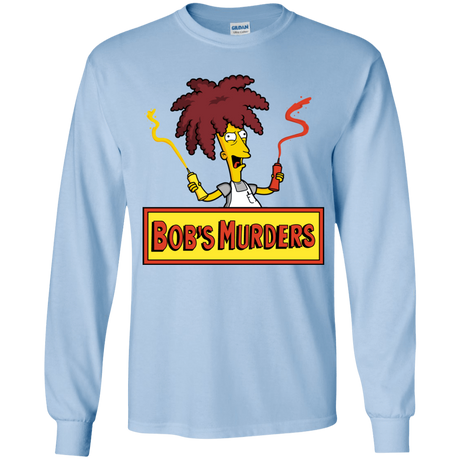 T-Shirts Light Blue / YS Bobs Murders Youth Long Sleeve T-Shirt