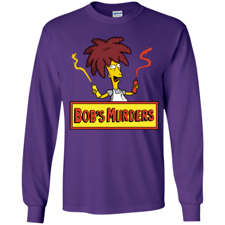 T-Shirts Purple / YS Bobs Murders Youth Long Sleeve T-Shirt