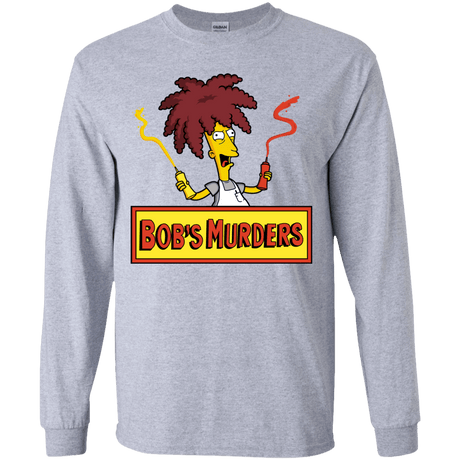 T-Shirts Sport Grey / YS Bobs Murders Youth Long Sleeve T-Shirt