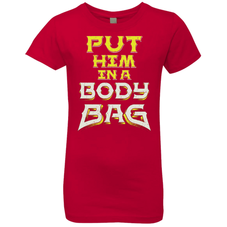 T-Shirts Red / YXS BODY BAG Girls Premium T-Shirt
