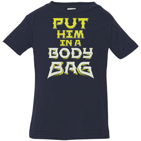 T-Shirts Navy / 6 Months BODY BAG Infant Premium T-Shirt